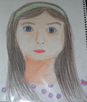Self portrait of a girl